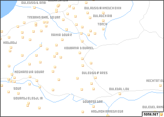 map of Douar ech Chaif